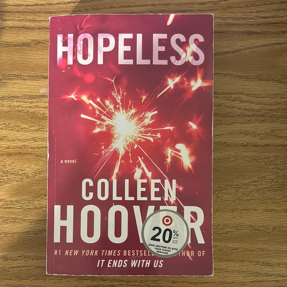 Hopeless by Colleen Hoover Book